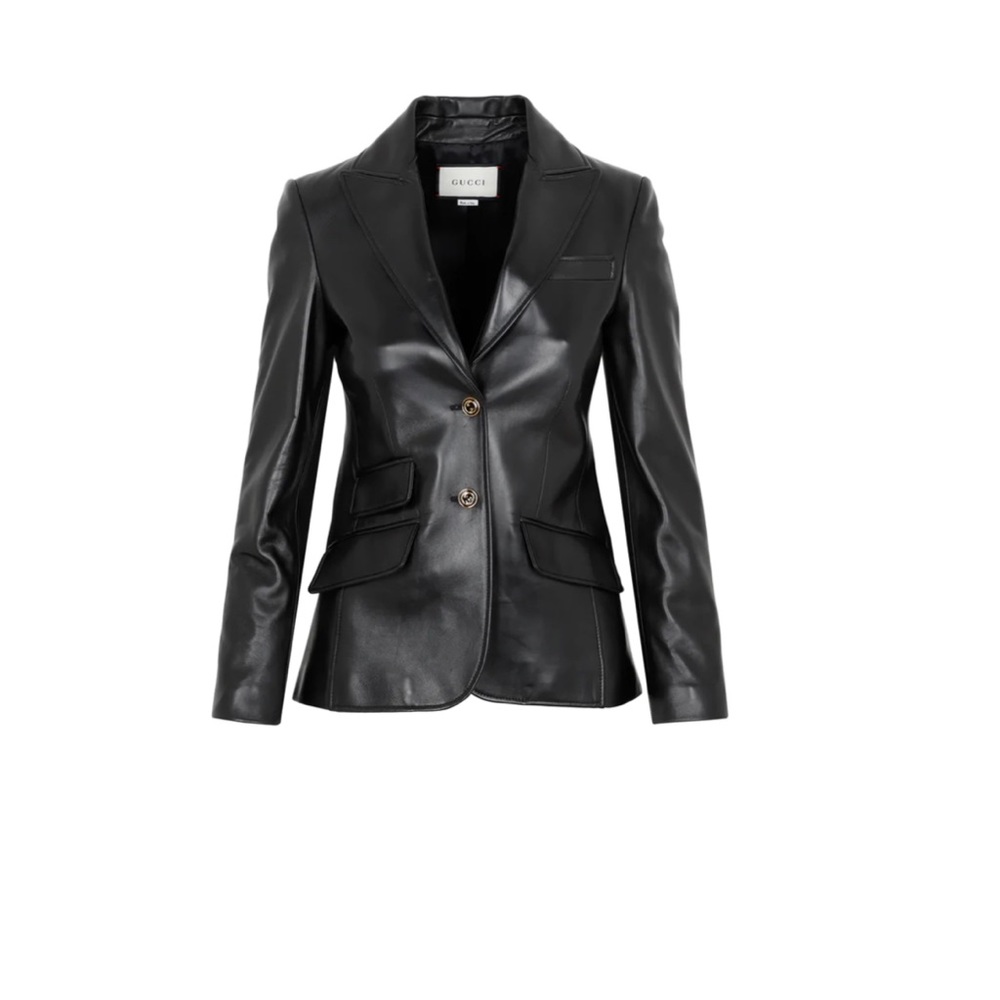GUCCI Auth Leather Jacket - Picture 4 of 15